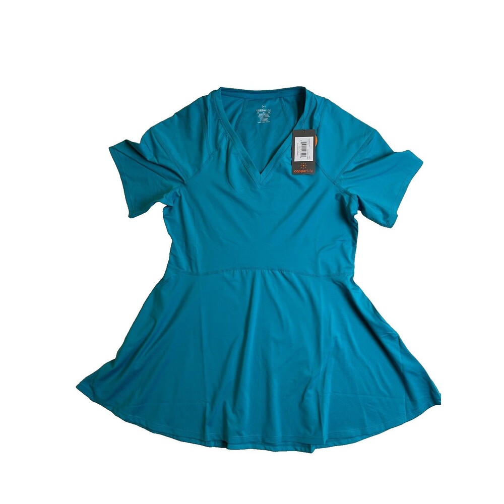 Tommie Copper Shirt XL Womens V Line Shoulder A Line Compression Centric Support